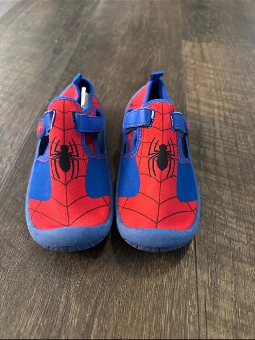 Kids' Spider-Print Water Shoes - Red & Blue